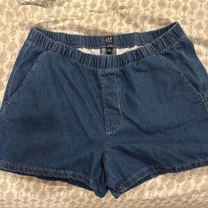 GAP Women's Dark Blue Jean Shorts